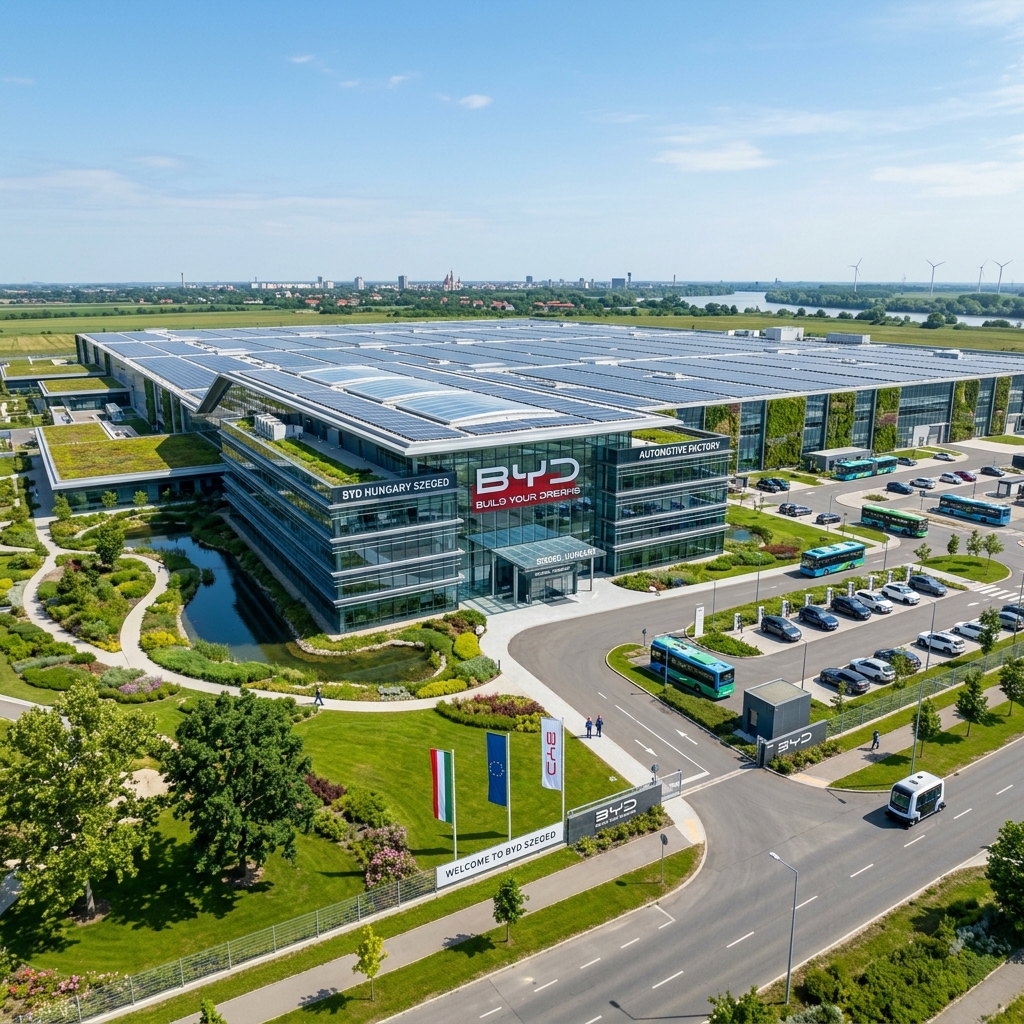 BYD s'implante en Europe : L'ouverture historique de sa première usine en Hongrie